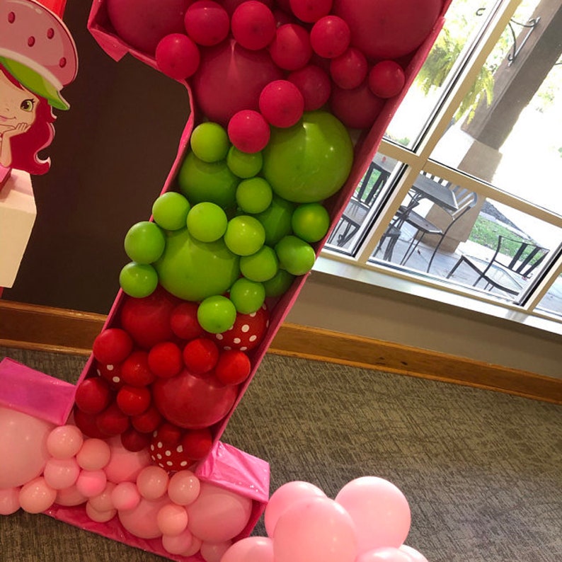 Mosaic Number 1 balloon template/5ft Number 1 Mosaic from Etsy