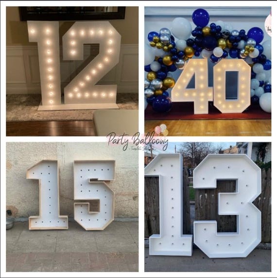 その他 balloon / apartment - Tabloid Square Number 8-all Sizes (1ft to 5ft)/mosaic From Balloons