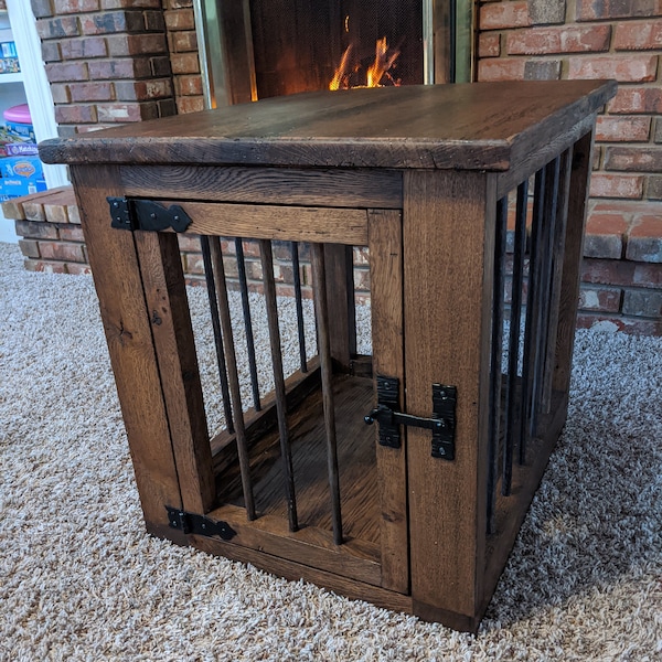 DIY Plans for a Dog Crate/End Table