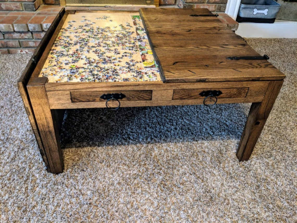 DIY Puzzle Table Plans Etsy