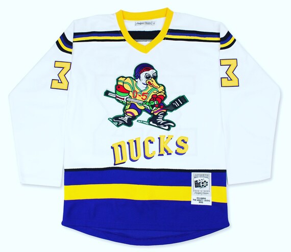 white mighty ducks jersey