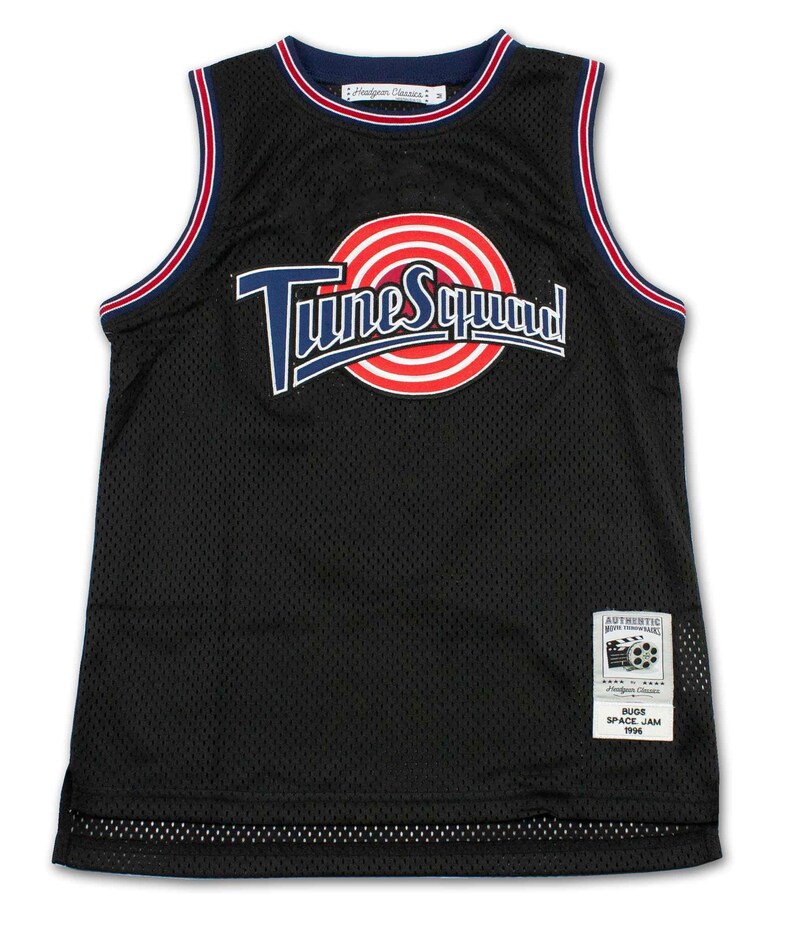 black tune squad jersey