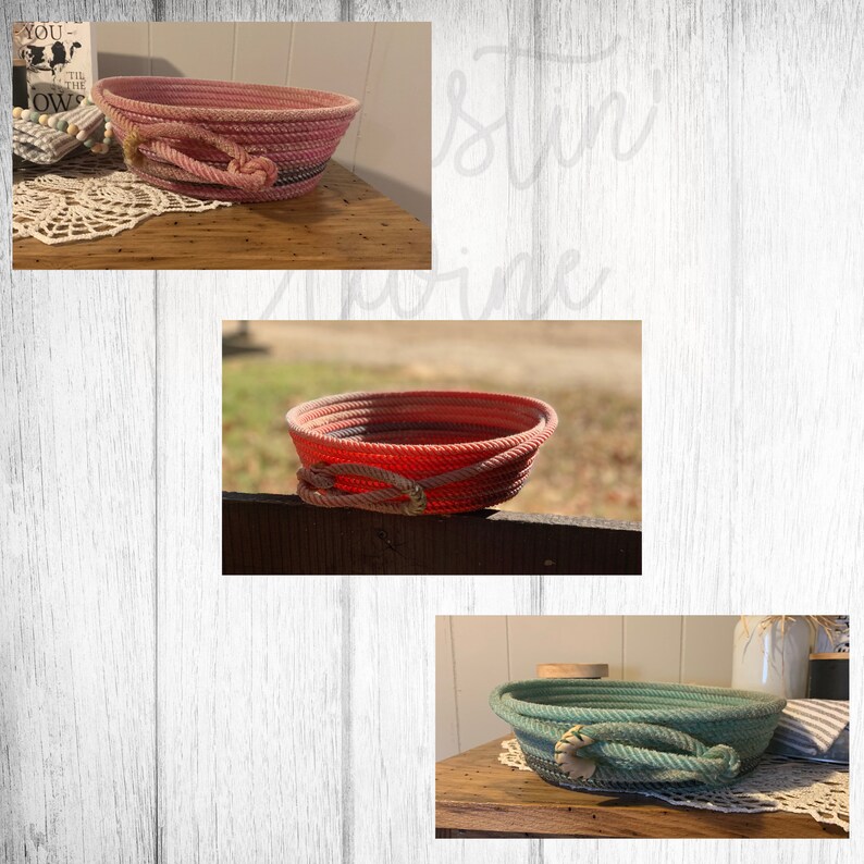 Lariat Rope Bowl Etsy