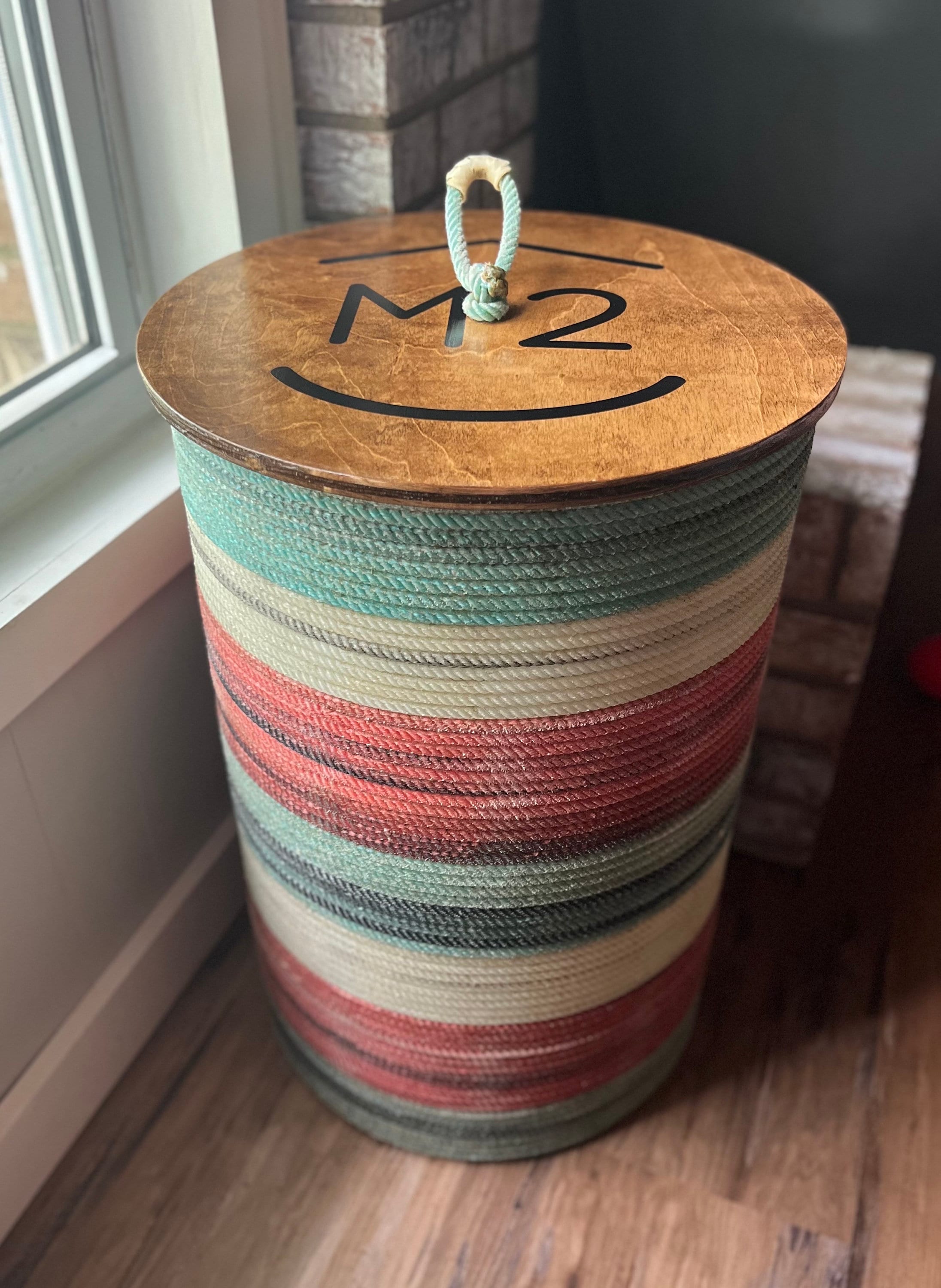 CUSTOM Lariat Rope Standard Size Hamper