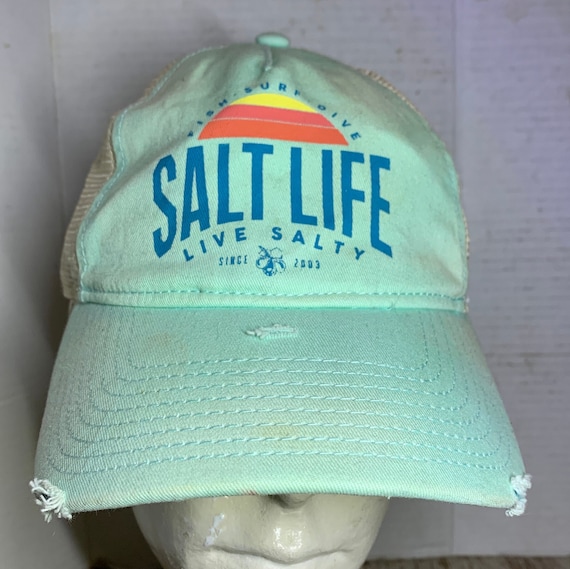 Salt Life Live Salty Since 2003 Hat Cap Snapback Beach Life 
