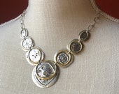 SILPADA Jewelry - Retired ~ Sterling Silver & Brass 'BOHO BIB' Necklace