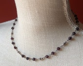 SILPADA Jewelry - Retired ~ Garnet & Sterling Silver Bead Necklace