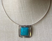 SILPADA Jewelry - Retired ~ Turquoise Pendant & Sterling Silver Necklace