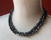 SILPADA Jewelry - Retired ~ Onyx & Hematite Multi-strand Bead Necklace