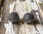 SILPADA Jewelry - Retired ~ Sterling Silver Textured Ball Post Earrings