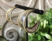SILPADA Jewelry - Retired ~ Sterling Silver & Brass Braid Hoop Earrings