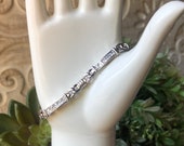 SILPADA Jewelry - Retired ~ Cubic Zirconia & Sterling Silver Tennis Bracelet