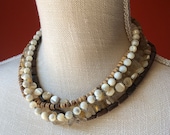 SILPADA Jewelry - Retired ~ Mother of Pearl & Multi-stone Bead Necklace