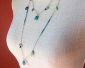 SILPADA Jewelry - Retired ~ Turquoise & Lapis 'EARTH And SKY' Sterling Silver Long Necklace