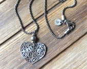 SILPADA Jewelry - Retired ~ Sterling Silver Filigree Heart Necklace