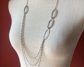 SILPADA Jewelry - Retired ~ Sterling Silver Oval Cascade Necklace