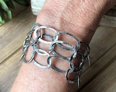SILPADA Jewelry - Retired ~ Oxidized Sterling Silver Oval Chain Link Bracelet