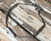 SILPADA Jewelry - Retired ~ Sterling Silver 'WATER'S EDGE'  Bar & Chain Bracelet