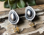 SILPADA Jewelry - Retired ~ Citrine & Sterling Silver Earrings