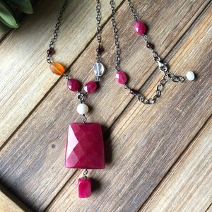 SILPADA Jewelry - Retired ~ Ruby Jade & Sterling Silver Necklace