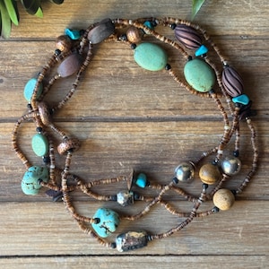 SILPADA Jewelry - Retired ~ Howlite & Sterling Silver Multi-Bead Necklace