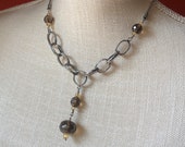 SILPADA Jewelry - Retired ~ Smoky Quartz & Sterling Silver Necklace