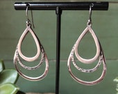 SILPADA Jewelry - Retired ~ Sterling Silver Tri-textured Teardrop Dangle Earrings