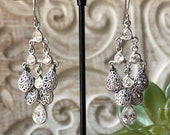 SILPADA Jewelry - Retired ~ Sterling Silver & Cubic Zirconia Cascading Dangle Earrings