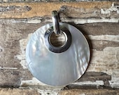 SILPADA Jewelry - Retired ~ Mother of Pearl & Sterling Silver Pendant