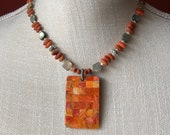 SILPADA Jewelry - Retired ~ Sponge Coral & Sterling Silver Necklace