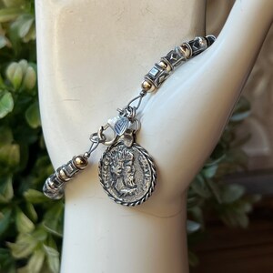 SILPADA Jewelry - Retired ~ Sterling Silver & Gold Coin Bracelet