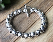 SILPADA Jewelry - Retired ~ Sterling Silver Hammered Rolo Link Bracelet