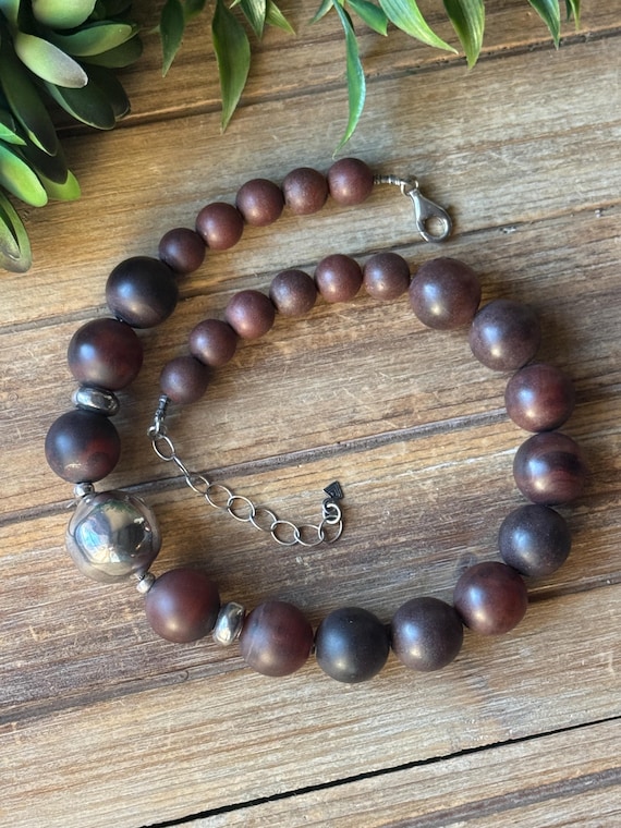 SILPADA Jewelry - Retired ~ Agate & Sterling Silver Bead Necklace