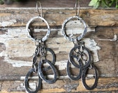 SILPADA Jewelry - Retired ~ Sterling Silver 'CHAIN REACTION' Oval Link Dangle Earrings