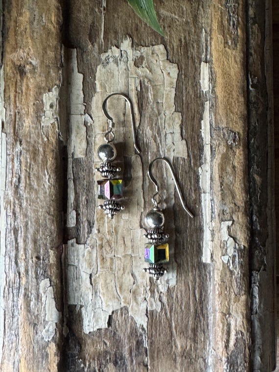 SILPADA Jewelry - Retired - Swarovski Crystal & Sterling Silver Dangle Earrings