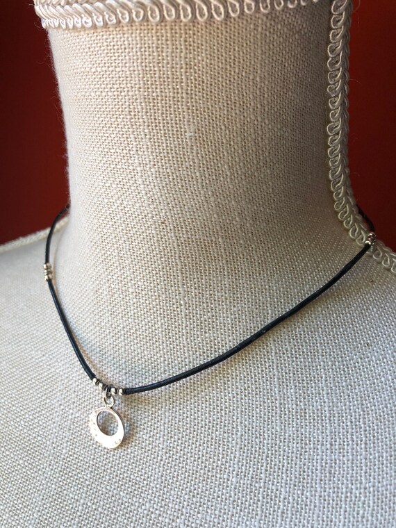 SILPADA Jewelry Retired Sterling Silver Circle & … Gem