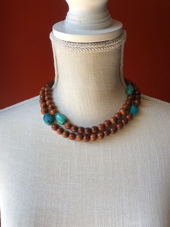 SILPADA Jewelry - Retired ~ Turquoise & Wood Bead 