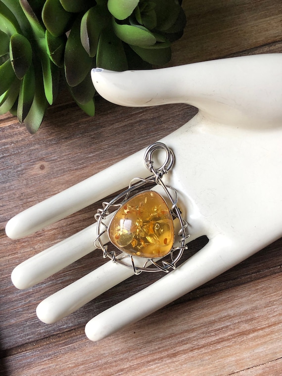 SILPADA Jewelry - Retired ~ Amber & Sterling Silve