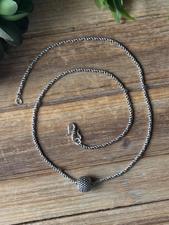 SILPADA Jewelry - Retired ~ Sterling Silver Textured Ball Necklace
