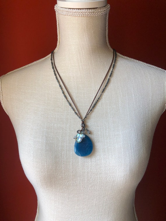 SILPADA Jewelry Retired Blue Quartzite & Sterlin… Gem
