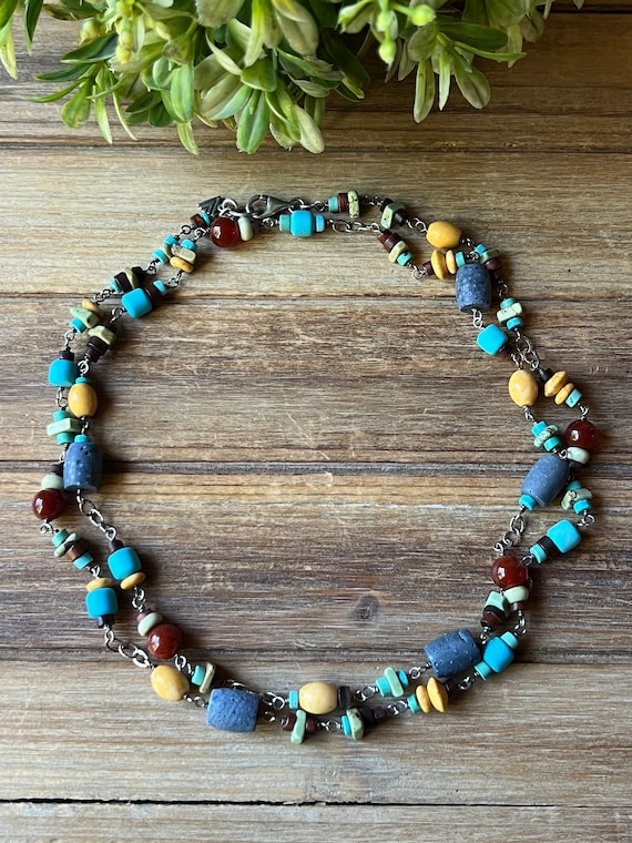 SILPADA Jewelry - Retired ~ Colorful Multi-Stone Beaded Necklace