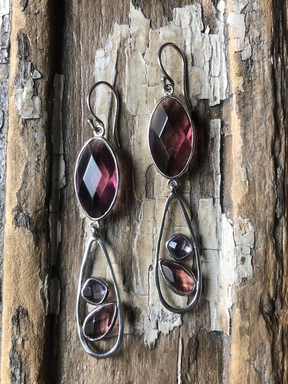 SILPADA Jewelry - Retired ~ Purple Glass & Sterli… - image 3