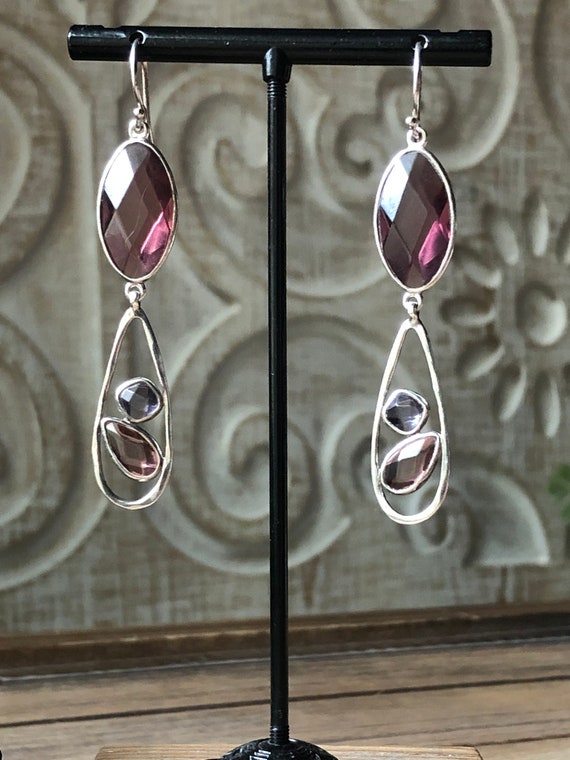 SILPADA Jewelry - Retired ~ Purple Glass & Sterli… - image 2
