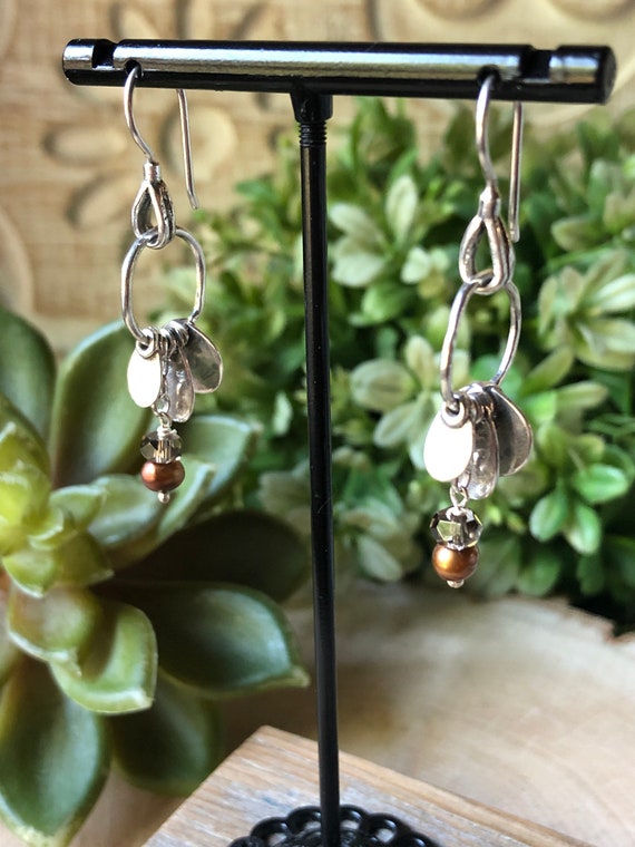 SILPADA Jewelry Retired Bronze Pearl & Smoky Quar… Gem