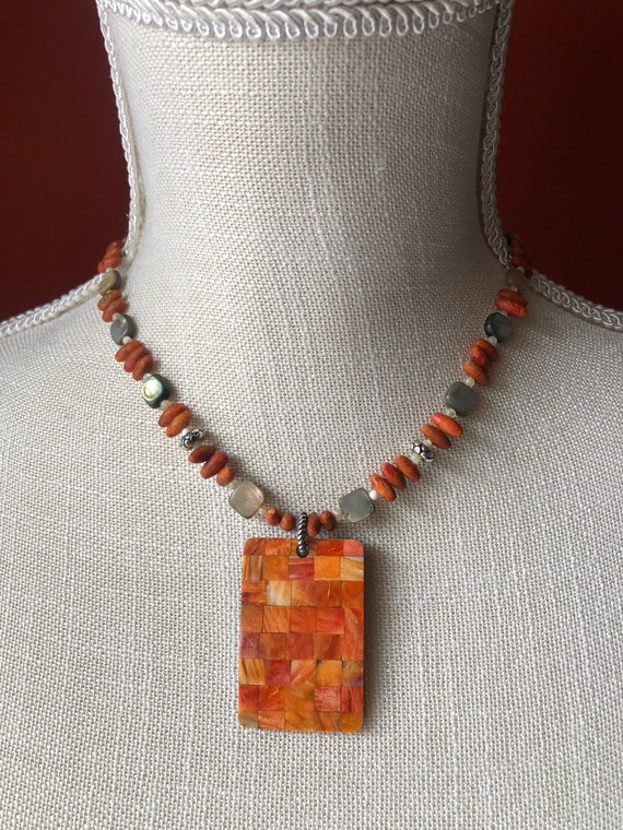 SILPADA Jewelry - Retired ~ Sponge Coral & Sterli… - image 1