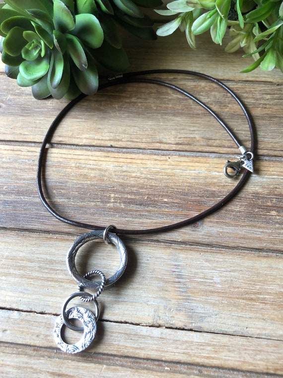 SILPADA Jewelry Retired Sterling Silver Circle Li… Gem