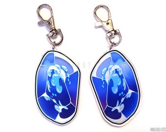Water Stone - 2.5" Acrylic charm