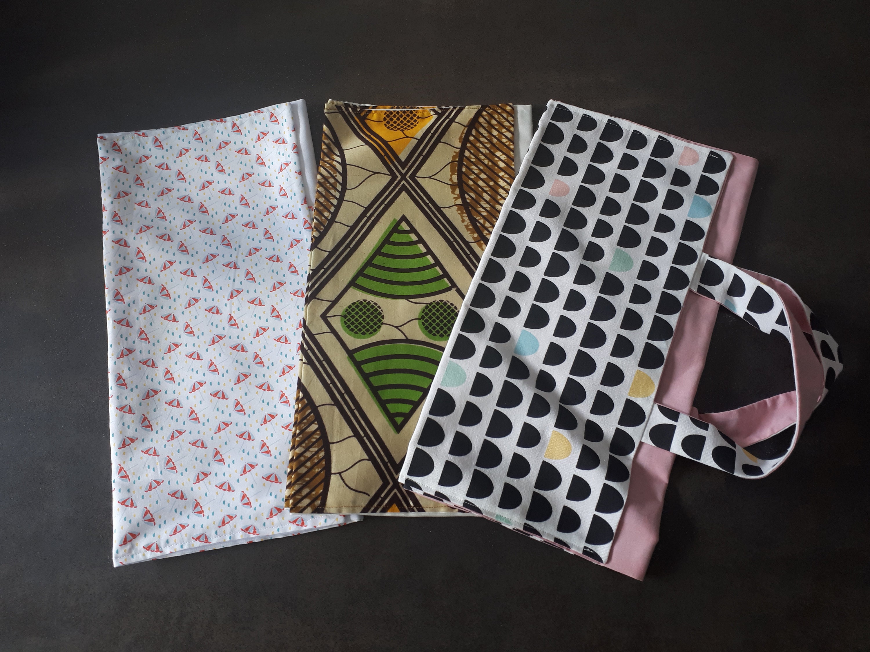 Sac à Tarte Motif Parasol ou Wax Demi Cercles