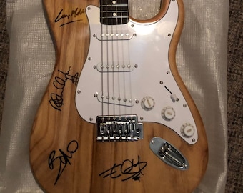 U2 signed AUTOGRAPHED full size GUITAR