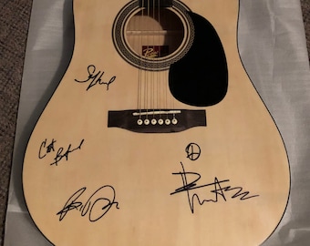 DAVE MATTHEWS BAND signed autographed full size guitar